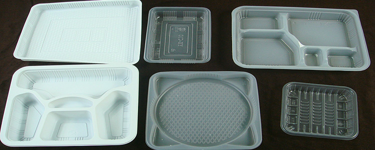 Transparent HIPS Plastic Rolls Packing Box