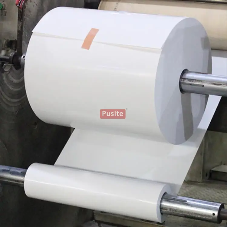  White HIPS Plastic Roll-3395